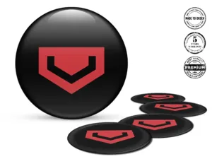Vossen Logo Emblema Ruota Decalcomania Resina Grid